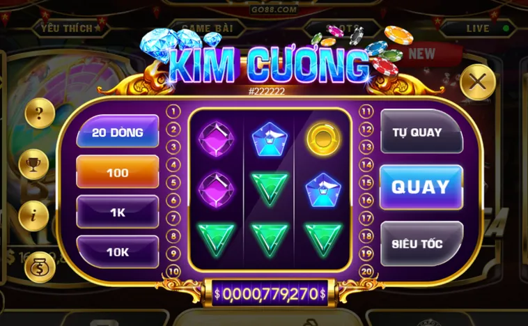 Bùng Nổ Cảm Xúc Với Tựa Game Minigame Kim Cương tại Go88 Đỉnh Cao Độc Đáo