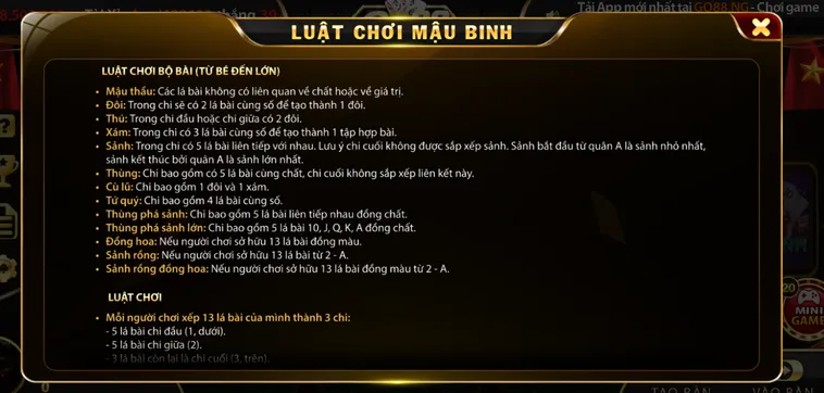 Tuyệt Đỉnh Mậu Binh Tại Go88 Sân Chơi Dành Cho Các Binh Pháp Gia