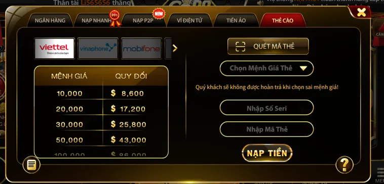 Nạp Tiền Go88 Bí Quyết Gia Tăng Tài Khoản Thần Tốc Cho Mọi Game Thủ