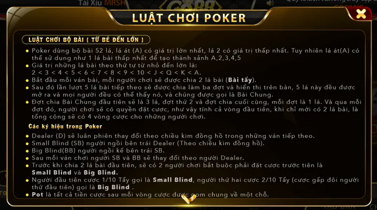 Đẳng Cấp Poker Tại Go88 Sân Chơi Đỉnh Cao Cho Những Tín Đồ Thượng Lưu