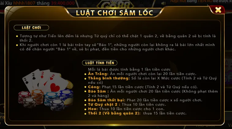 Siêu Phẩm Sâm Lốc Tại Go88 Đẳng Cấp Số Một Cho Các Cao Thủ Chuyên Nghiệp