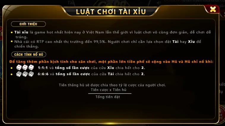 Casino Tài Xỉu Tại Go88 Thiên Đường Giải Trí Với Tỷ Lệ Chiến Thắng Vượt Trội