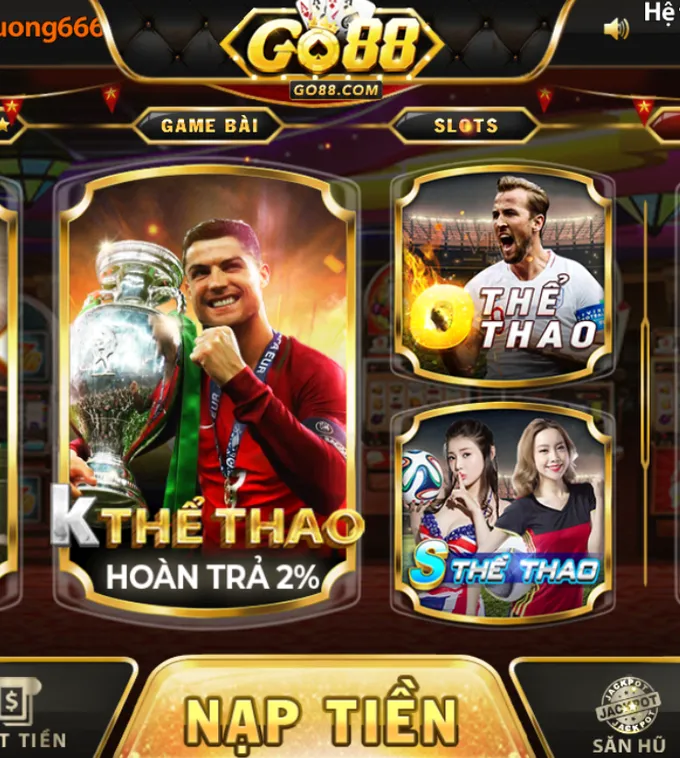 Các Trò Cá Cược Thể Thao Go88 Thiên Đường Cá Cược Đẳng Cấp Với Hàng Ngàn Trận Đấu Kinh Điển