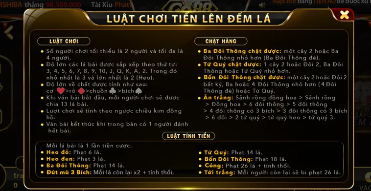 Tiến Lên Đếm Lá Tại Go88 Sân Chơi Kịch Tính Cho Các Tay Chơi Chuyên Nghiệp